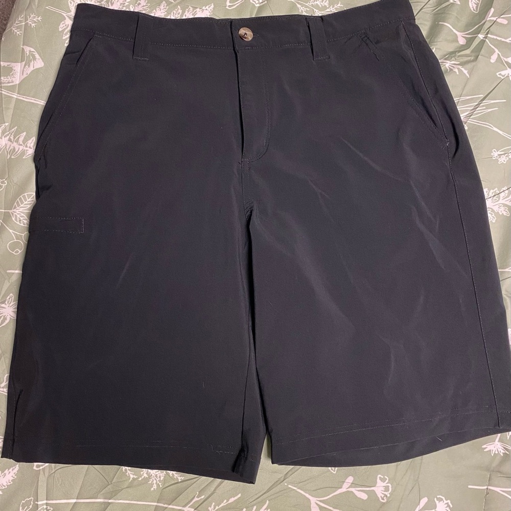 Men’s Columbia PFG Dry Fit Shorts. Black. Size 32 waist